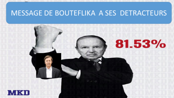 Message de Bouteflika à ses détracteurs