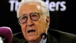 Le médiateur de l'Onu, Lakhdar Brahimi, jeudi en Syrie
