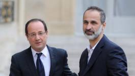 François Hollande reçoit le chef de l'opposition syrienne