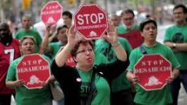 Espagne : manifestations pour mettre fin aux expulsions