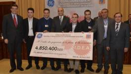 GE et Sonelgaz récompensent les six lauréats de la 1re phase du concours IDEA