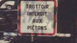 Des trottoirs et des hommes politiques !!!