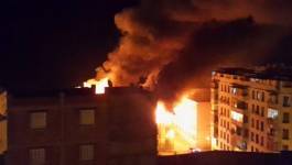 Un incendie ravage un immeuble de quatre étages à Bab El Oued (Alger)