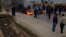 Protestation après l'auto-immolation d'un homme à Djarma (Batna)