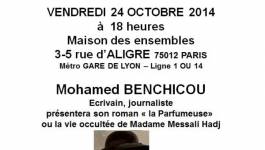 60e anniversaire de l'insurrection algérienne : Conférence-débat avec Mohamed Benchicou autour de "La parfumeuse"