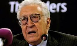 Le médiateur de l'Onu, Lakhdar Brahimi, jeudi en Syrie