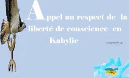 Citoyens de Kabylie : appel pour la liberté de conscience