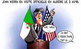 John Kerry en visite à Alger