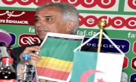 Vahid Halilhodzic (Algérie): "Je pense avoir retenu les 30 meilleurs joueurs"