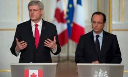 Stephen Harper et François Hollande : le temps arrangera les choses