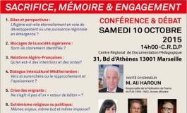 Conférence-débat à Marseille sur le 17 octobre 1961