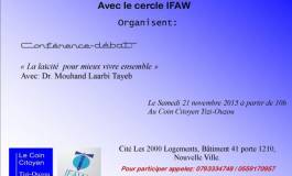 Coin citoyen Tizi-Ouzou: conférence débat sur la laïcité