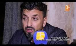 Attaques kamikazes de Paris : l'un des patrons du bar "le Carillon" se confie à BRTV