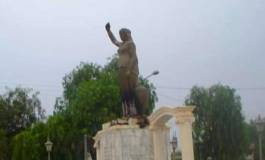 La statue de la reine amazigh Dihya incendiée à Baghaï (Khenchela)