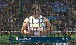 Médaille d'or pour l'Algérienne Nassima Saifi aux Jeux Paralympiques