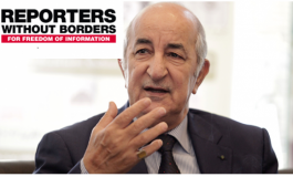 Situation de la liberté de la presse en Algérie : RSF saisit Tebboune