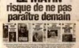 Le gouvernement efface les dettes des journaux, mais pas du « Matin »