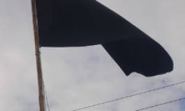 Le drapeau noir du RCD et nos soubrettes pleureuses