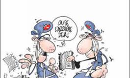 La censure du livre de Benchicou vue par Dilem (Liberté)