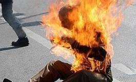 Tiaret : Un vendeur ambulant tente de s’immoler par le feu