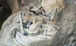 Mise au jour de restes humains dans la grotte de Nekmaria (Dahra)