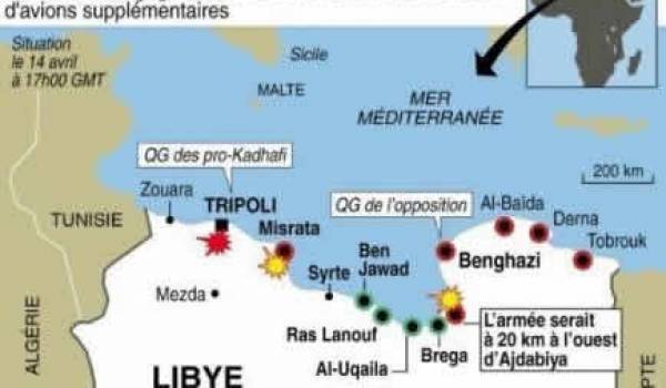 Libye: l'Otan veut la chute de Kadhafi, qui parade à Tripoli