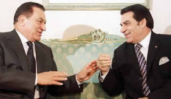 La justice française s'intéresse à Ben Ali et à Moubarak