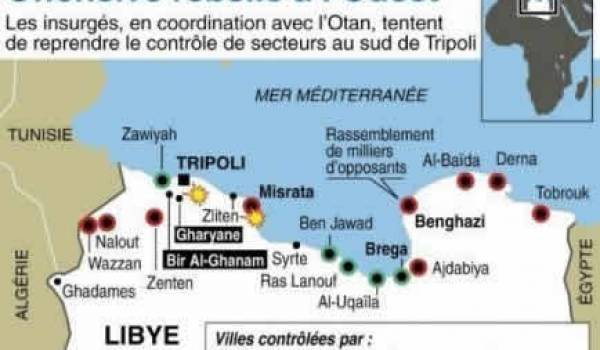 Libye: les rebelles avancent vers Tripoli, l'Otan maintient la pression