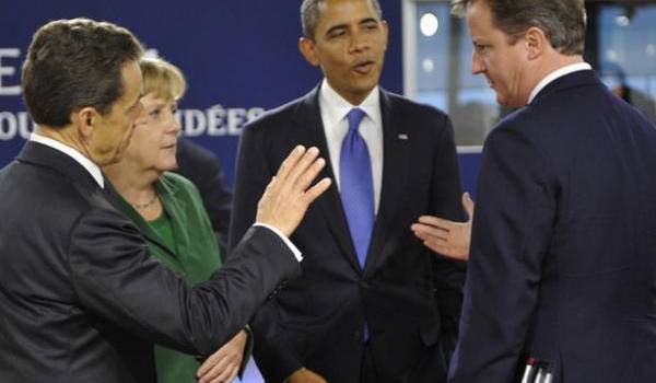 Obama, Merkel, Cameron et Sarkozy