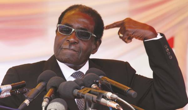 Le président autoritaire Robert Mugabe