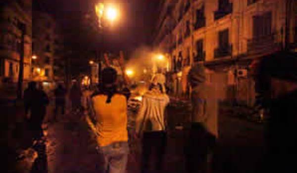 URGENT : reprise ce soir des émeutes à Alger