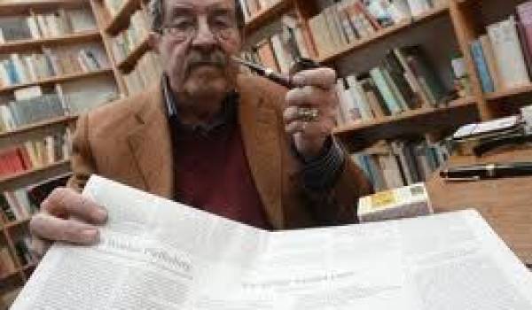 Gunter Grass, écrivain allemand et prix Nobel de littérature.