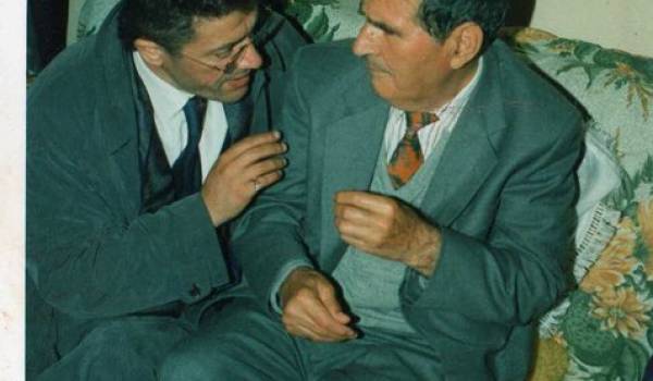 Matoub Lounès avec Bessaoud Mohand Arab.