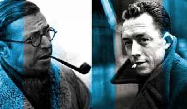 Jean-Paul Sartre et Albert Camus