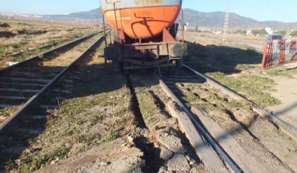 Un train a déraillé à Batna