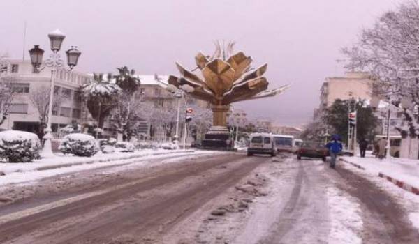 La neige arrive sur les hauteurs en Algérie