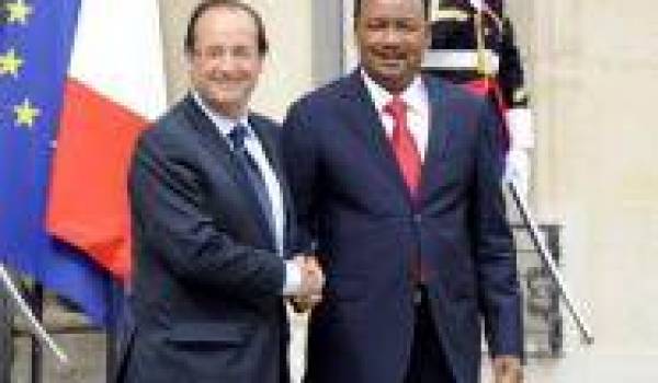 Les présidents français et nigerien