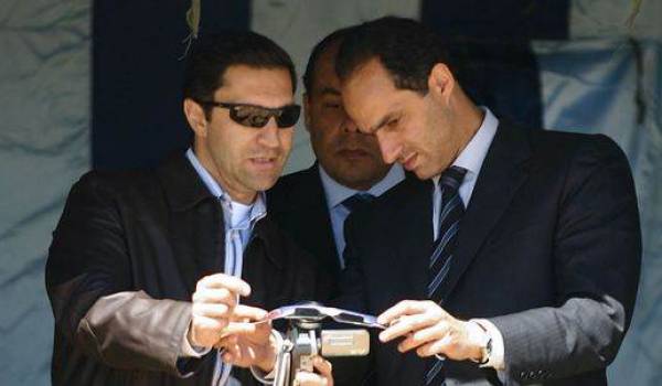 Les fils à Moubarak
