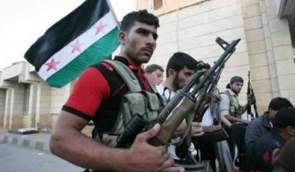Des hommes de l'armée syrienne libre