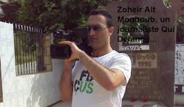 Zoheir Aït Mouhoub, journaliste à El Watan et correspondant d'une télé allemande, a été harcelé par "une police parallèle".