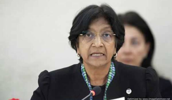 Navi Pillay, haut commissaire de l'ONU.