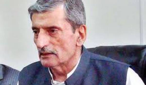 le ministre pakistanais des Chemins de fer, Ghulam Ahmed Bilour.