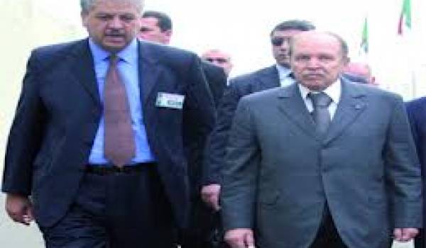 Sellal et Bouteflika, le duo se reforme comme en 2004 et 2009.