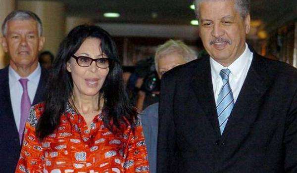 Yamina Benguigui avec le nouveau Premier ministre, Abdelmalek Sellal