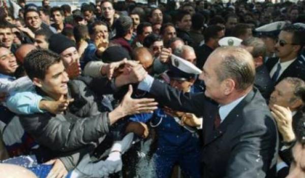 Jacques Chirac "l'Africain" à Alger en avril 2006.