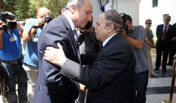Laurent Fabius reçu par le chef de l'Etat en juillet dernier à Alger