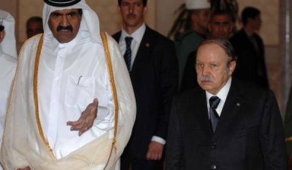 Bouteflika et l'émir du Qatar.