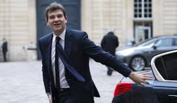 Arnaud Montebourg dimanche à Alger.