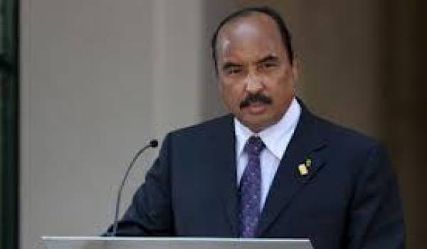 Le président mauritanien.