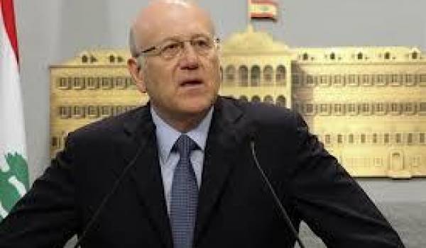 Le premier ministre démissionnaire, Najib Mikati.